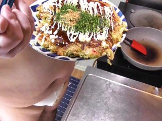 [Prof_FetihsMass] take it Easy Japanese Food! [okonomiyaki with Tofu]