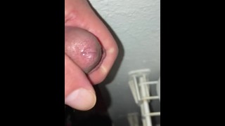 Precum edged after hearing my wife fantasize about a BBC stretching her pussy