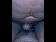 Preview 5 of Sliding his Dick between my Pussy Lips. BBC CUMSHOT!!!