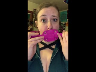 Takes 4" Dildo Gag Training Teaser