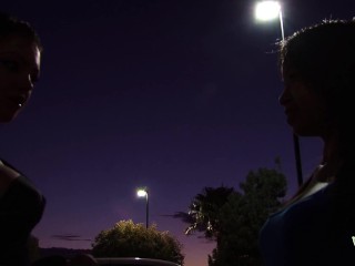 Lesbian fuck buddies cannot seem to have enough of the pussy juice as they sensually fuck each other