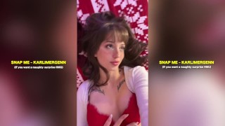 KARLI MERGENTHALER A HOT TEEN LETS YOU CUM ON HER FACE WHILE MAKING A TRANSITION TIKTOK