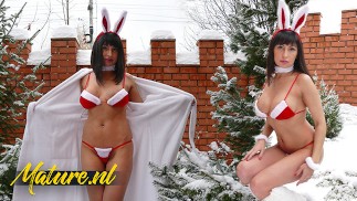 Caldo MILF Sharon con un regalo di Natale anticipato per voi!