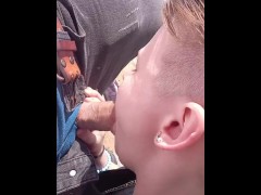 Outdoor Blowjob By Lake. Oral Creampie Goddess Swallows Every Drop