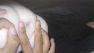 POV Female Masturbation - Squirt and Quick Orgasm Before It Comes - Sex Doll