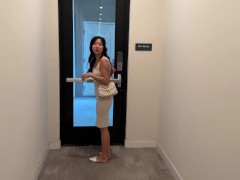 Video POV Taking Your Asian Girlfriend Out On A Date in Vegas Ending in Hard Fuck and Creampie
