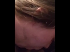My girl giving a blowjob