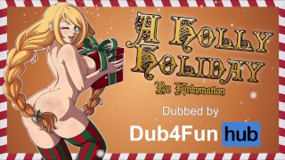 A Holly Holiday DUB - Elfo sexy é fodido durante todo o Natal