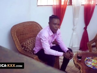 The naughty receptionist in Africa