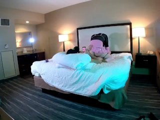Sissy Transgirl in tight latex and chastity fucks and rides guy cowgirl and reverse cowgirl
