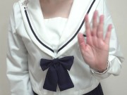 Preview 1 of Cute Japanese schoolgirl tries to pee in a plastic bottle