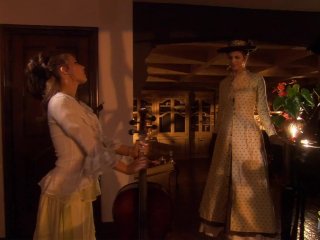 Wearing sexy lingerie and having outdoor sex in the garden is what the milf likes