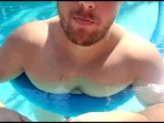 Preview 3 of Gay Bear Pool Cam Show Full