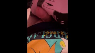 My friend sierra let’s me fuck her shirt so I do and I cum on it a lot 🥵