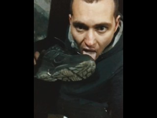 Lick Sole Dirty my Sneaker Slave