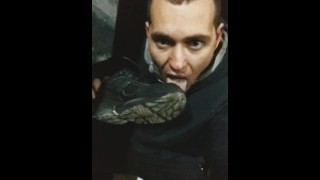 Lick Sole Dirty My Sneaker Slave