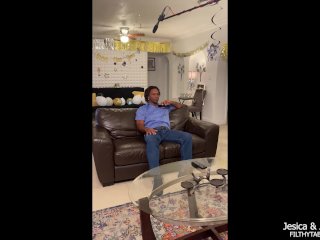 Behind The Scenes for Wife Ruins Party, Husband Ruins Roomate's Pussy