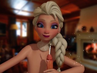 Frozen - Elsa Blowjob - Animation 01