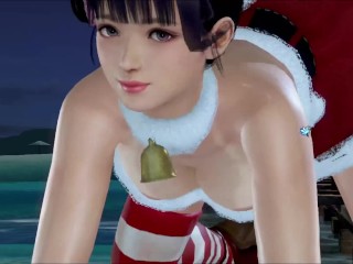 Dead or Alive Xtreme Venus Vakantie Koharu Santa Outfit Xmas Nude Mod Fanservice Waardering