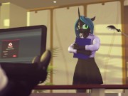 Preview 1 of HornyForest - Office Director MLP parody (Sombra and Chrysalis)