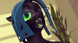 Director Of The Hornyforest Office MLP Parodies Sombra And Chrysalis
