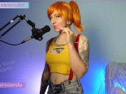 Preview 3 of SFW ASMR Misty Will Train You to Relax - PASTEL ROSIE Pokemon Cosplay Amateur Sexy Twitch Streamer