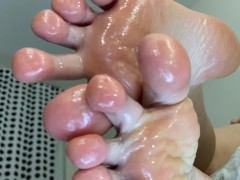 Super oily feet