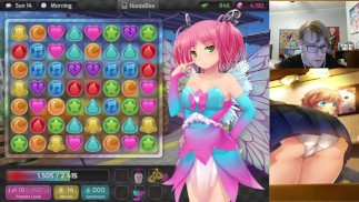 Айко и милфа Джесси получают сперму (HuniePop) [Без цензуры]