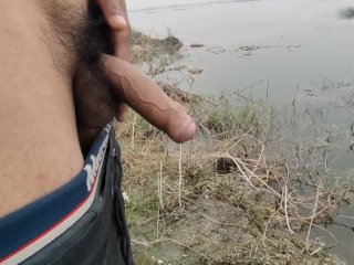 outdoor, cumshot, huge cumshot, indian, solo male