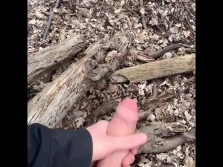 Camper Finds a Spot to Jerk it