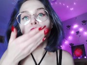 Preview 2 of ASMR SWEET SALIVA FROM MY FINGERS TO MOUTH 😈😈😈