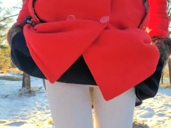 Quick Little Diaper Pee on Christmas Eve