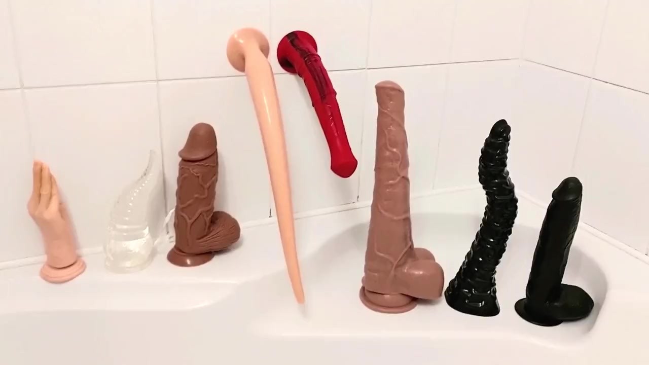 Maratona de dildo anal