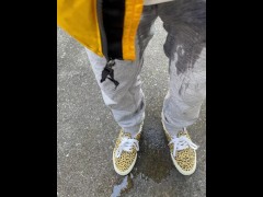 【＃2】I can't stand peeing in front of my girlfriend before a date and I leaked