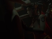 Preview 2 of Overwatch entrance exam! (Hentai JOI with Mercy, D.Va, Widowmaker, Tracer)