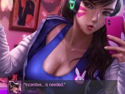 Preview 4 of Overwatch entrance exam! (Hentai JOI with Mercy, D.Va, Widowmaker, Tracer)