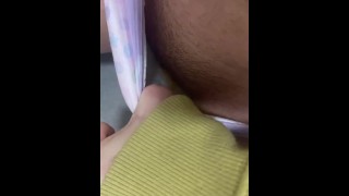 FTM Pissing into a diaper