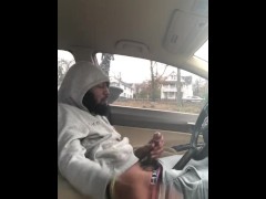 BBC JERKING IN CAR