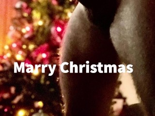 Mannelijke Masturbatie - Kerst Cumshot Op Bal
