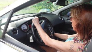 She's going to cheat on her husband while he's at work and leave in her lover's car. Sexy Gilf xoxo