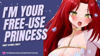 Princess Repays You For Saving Her Life By Offering You Her Body [Free Use] [Submissive Slut] [ASMR]