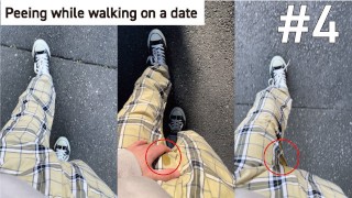 【#4】I couldn't stand it while I was on a date with my girlfriend, so I peeed a lot while walking.
