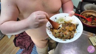 [Prof_FetihsMass] Immer mit der Ruhe, japanisches Essen! [Chinakohl-Curry]