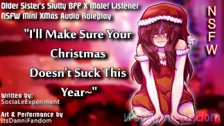 【R18+ XMas Audio RP】Распутная лучшая подруга твоей сестры кончает в твою комнату, хочет твою V-карту【F4M】