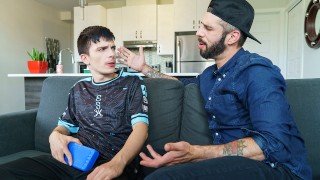 Romeo Davis A Caring Stepfather Assists His Stepson Felix O'dair With His Dick Injury