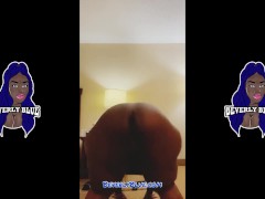 Horny Fat BBW Beverly Blue Shows Off Gigantic Black Booty!