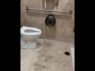 Pissing in a Dirty WaWA Gas Station Bathroom