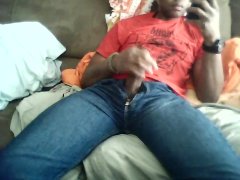 Couch masturbation pt 6 front view showing