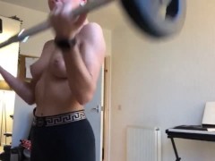 My First Ever Body Building Video (more on onlyfans @lemoncity444)