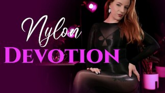 Nylon Devotion : Nylon Dress Stocking Fetish Sheer FemDom Tease Denial